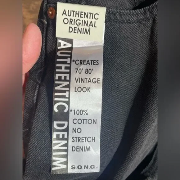 (Q) S.O.N.G 90s BOYFRIEND‎ JEAN SIZE 9/29 - Picture 5 of 11